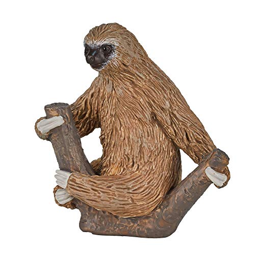 Realistic Two Toed Sloth Toy Figurine