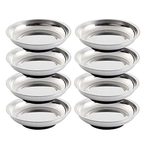 ehomeA2Z Magnetic Tray Tool Holder Magnetic Bowl 4 Inch, Ideal At Garage,  Home, Bolts, Nuts, Small Parts (4Inch Magnetic Bowl 1Pc)