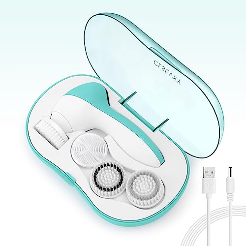 Rechargeable Facial Cleansing Spin Brush Set