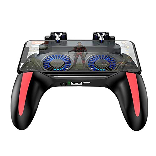 Rechargeable Smartphone Gamepad with Dual Cooling Fans