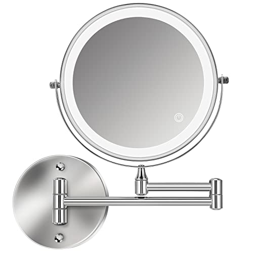 Rechargeable Wall Mounted Makeup Mirror