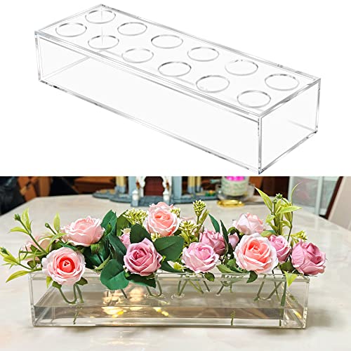 Rectangular Floral Centerpiece for Dining Table
