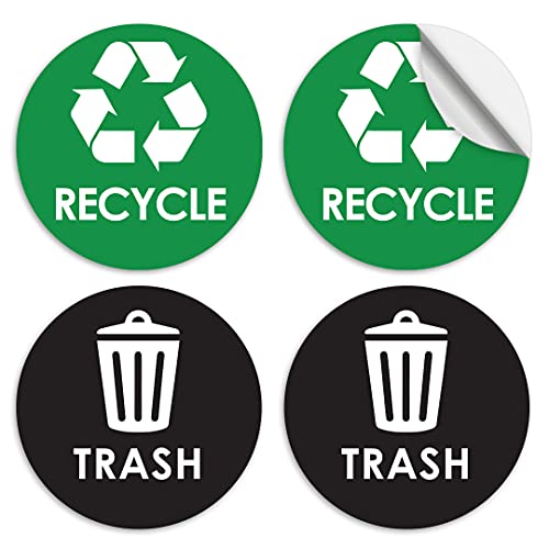 Recycle Sticker Trash Can Decal