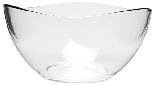 Red Co. Glass Wavy Serving Bowl