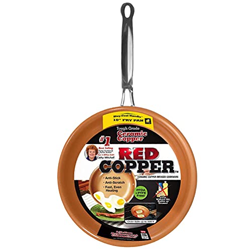 Red Copper 10 inch Fry Pan