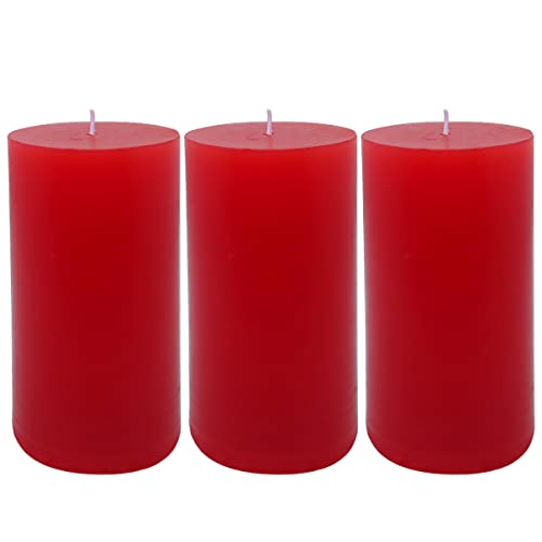 Red Pillar Candles - Perfect for Any Occasion