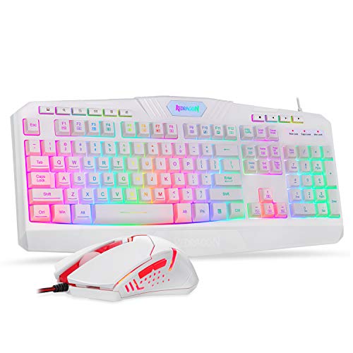 Redragon S101 Wired RGB Backlit Gaming Keyboard and Mouse Combo