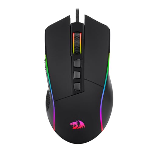 Redragon Wired Gaming Mouse - Programmable RGB Ergonomic Mouse