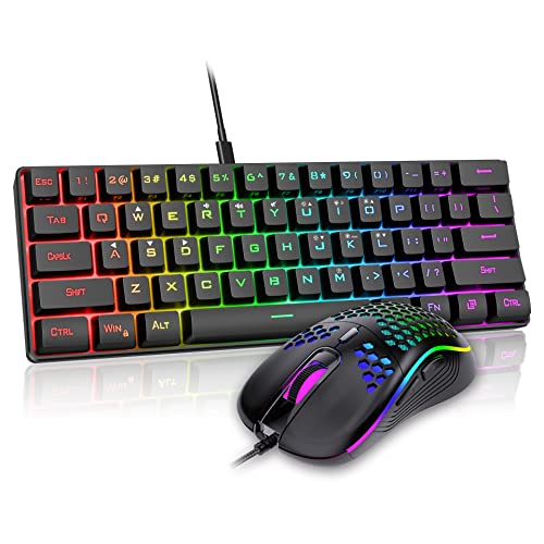 RedThunder 60% Gaming Keyboard and Mouse Combo