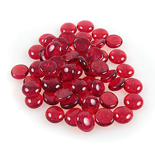 Reflective Fire Glass Gravel, Red