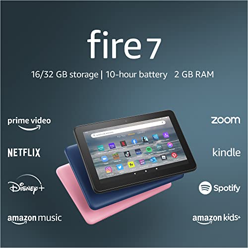 Amazon Fire 7 Tablet: Lightweight and Portable Entertainment Device