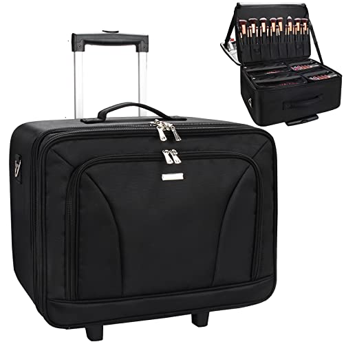 Relavel Extra Large Rolling Makeup Case