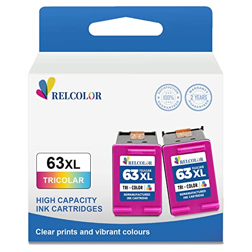 Relcolor 63XL Color Ink Cartridges