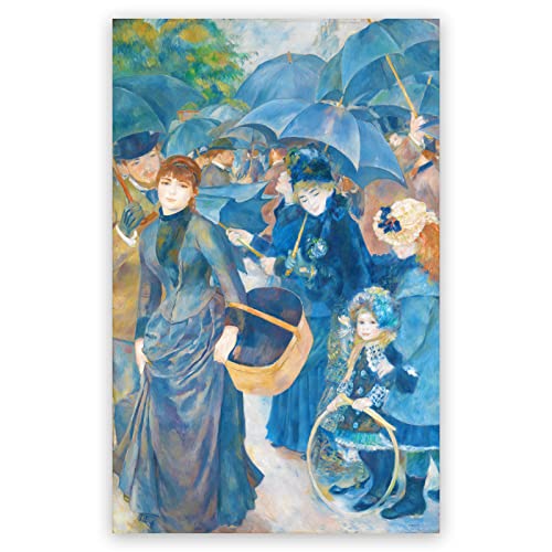 Renoir Canvas Wall Art Poster - The Umbrellas Print