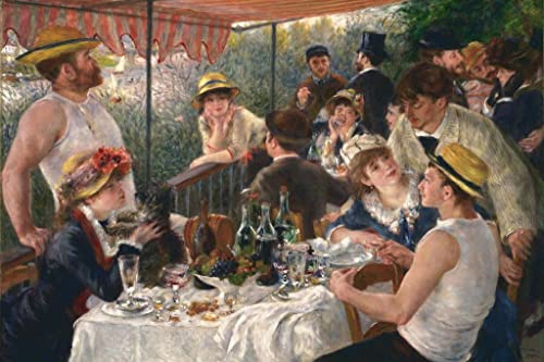 Renoir Luncheon Of The Boating Party Canvas Wall Art