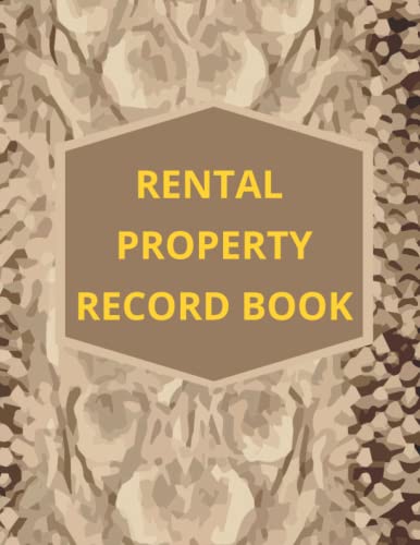 Rental Property Record Book