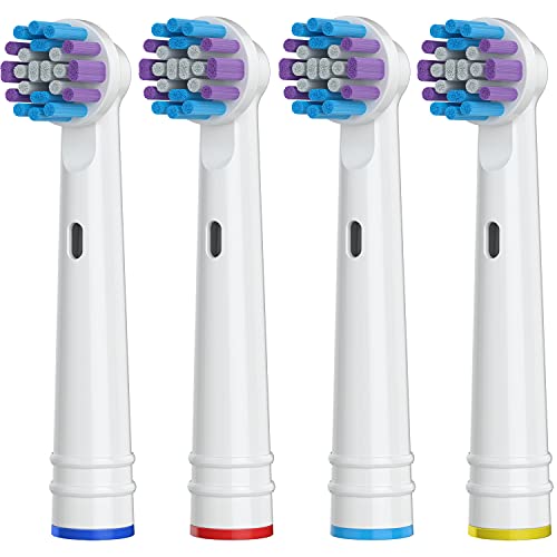 Replacement Toothbrush Heads for Oral-B, 4 Pack