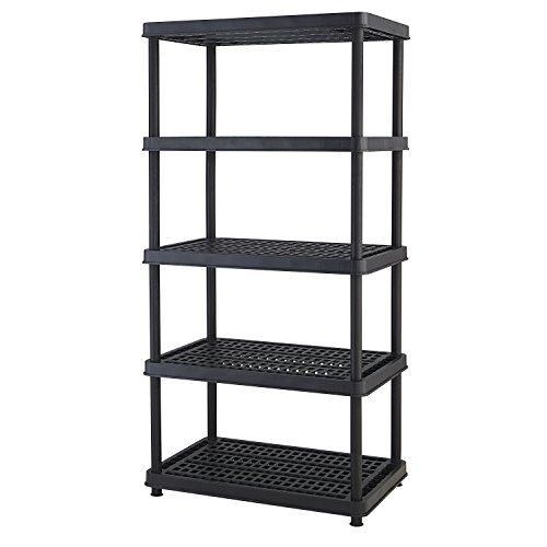 Resin 5-Tier Freestanding Shelf