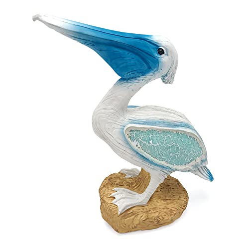 Resin Pelican Blue Bird Statue Figurines