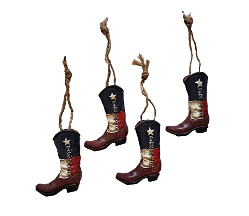 Resin Texas Boot Ornaments