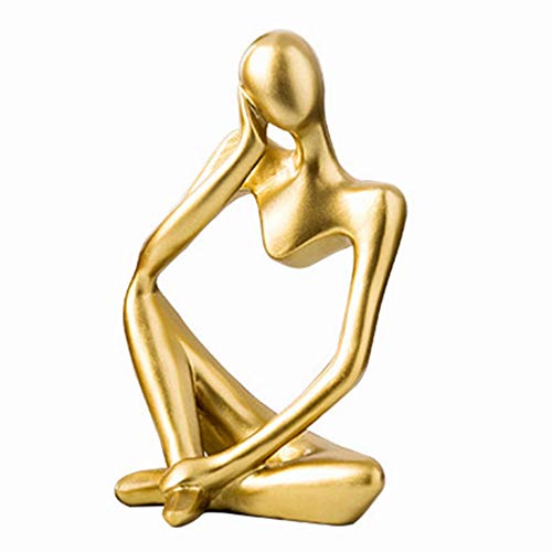 Resin Thinker Sculpture Statue Collectible Figurines