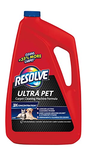Resolve Ultra Pet Steam Carpet Cleaner Solution Shampoo, 48oz