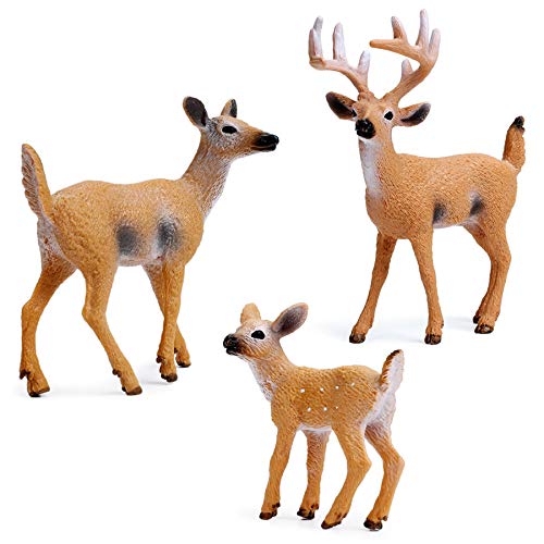 RESTCLOUD Deer Figurines Cake Toppers