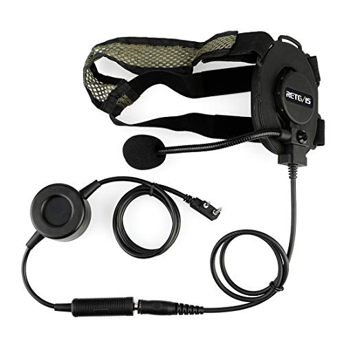 Retevis Tactical Military Walkie Talkie Headset