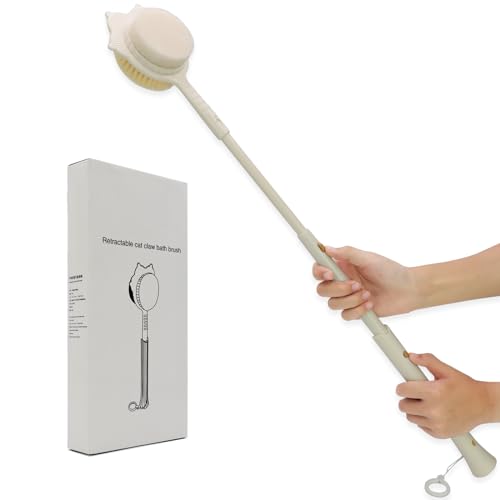 Retractable Long Handle Shower Brush