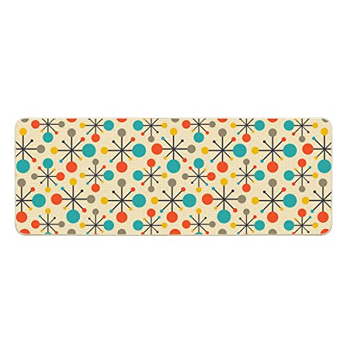 Retro Colors Kitchen Rug