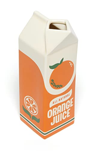 Retro Orange Juice Ceramic Vase