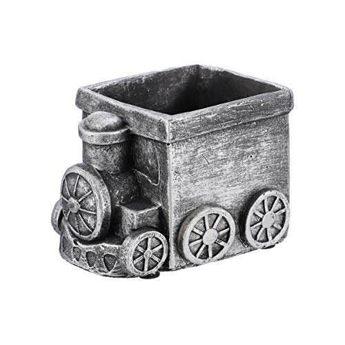 Retro Small Train Flower Pot Car Shape Succulent Flowerpot