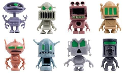 RETROBOTS Robots 1.5 Inch Size Party Favors Lot of 10 Figures