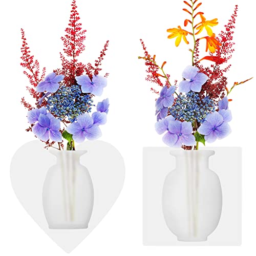 Reusable Removable Silicone Flower Vases