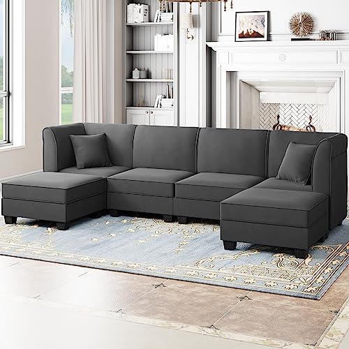Reversible Modular Sectional Sofa Set