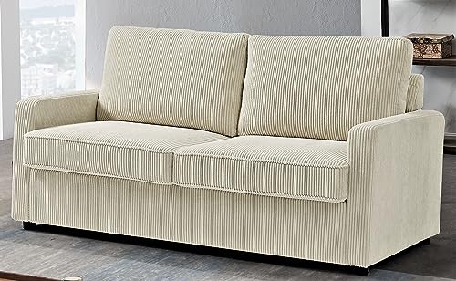 Reversible Sleeper Sofa with Memory Foam Mattress