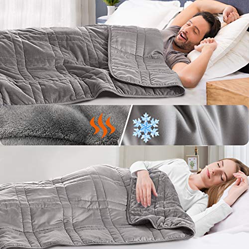 Reversible Weighted Blanket for All Season Use