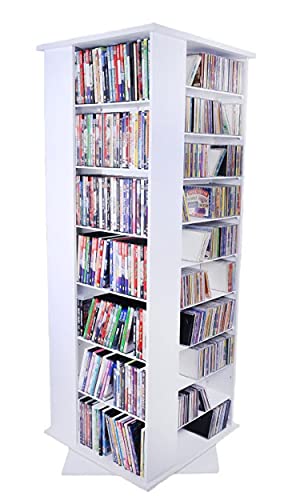 Revolving Media Tower: Storage Perfection for Mega Collections