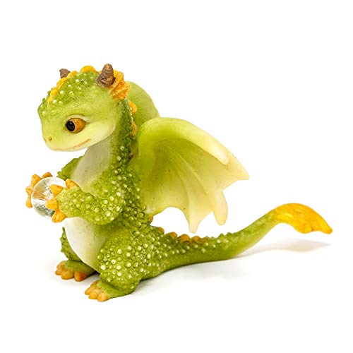 Rex The Green Dragon - Mini Collectible Fantasy Figurine