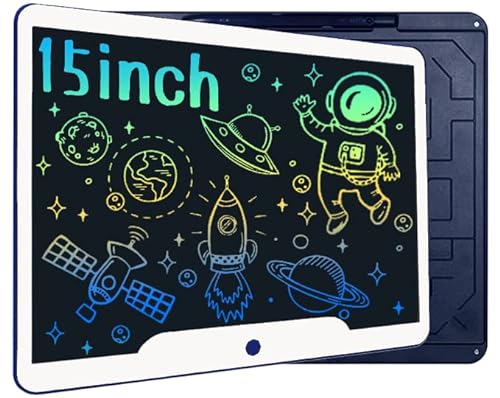 Link Kids LCD 10inch Color Writing Doodle Board Tablet Electronic Erasable  Reusable Drawing Pad Educational & Learning Toy - Dark Blue