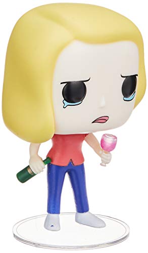 Rick and Morty Beth with Wine Glass Collectible Figure