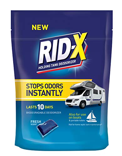 Rid-x Deodorizer Pacs for RVs, Boats, & Portable Toilets
