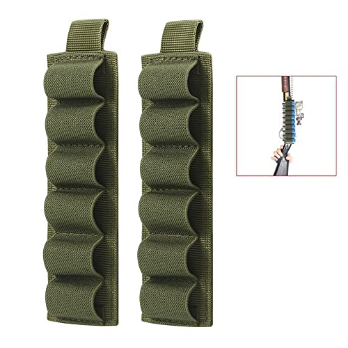 Rifle Shotgun Shell Holder with MOLLE Utility Pouch
