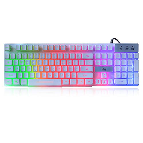 Rii RK100+ LED Backlit Gaming Keyboard