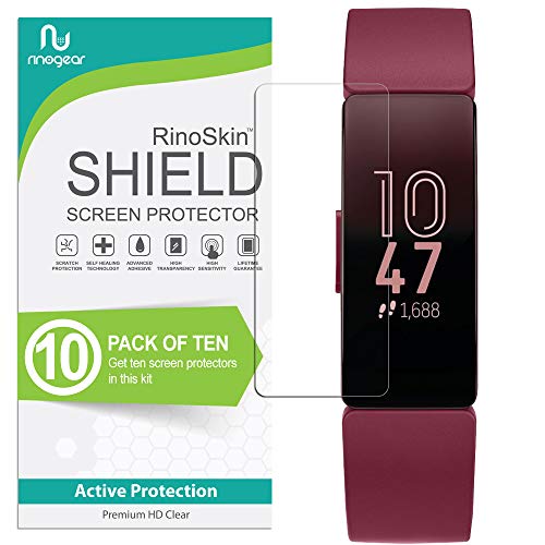 RinoGear Fitbit Screen Protector - Full Coverage and Flexibility