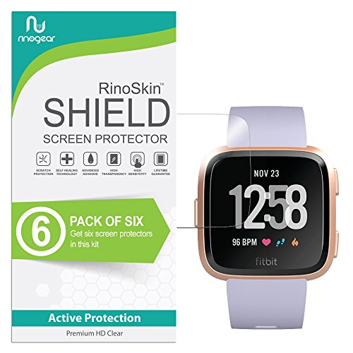 RinoGear Fitbit Versa Screen Protector