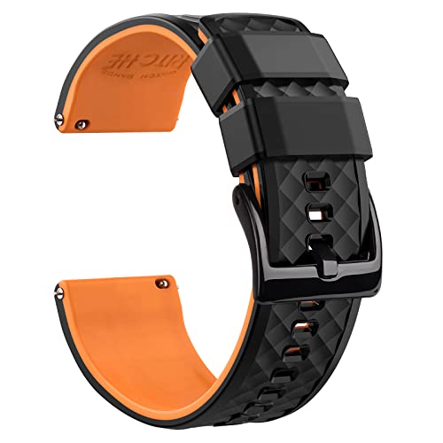Ritche 22mm Silicone Watch Band - Comfortable and Stylish Replacement