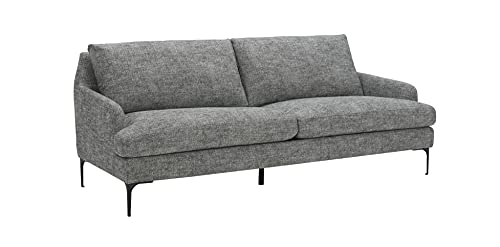 Rivet Modern Sofa Couch with Metal Legs