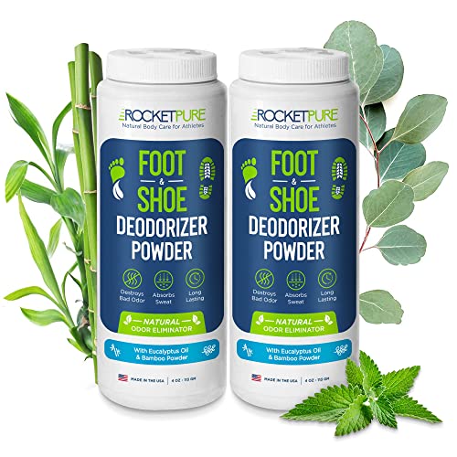 Rocket Pure Foot Powder Odor Control & Shoe Deodorizer