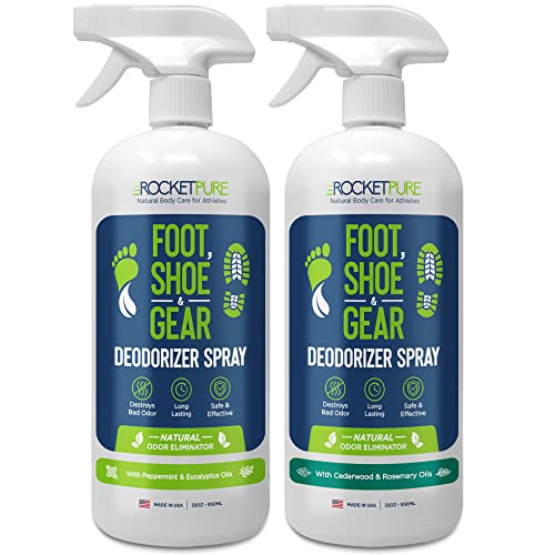 Rocket Pure Shoe Deodorizer Spray Bundle